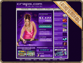 Screenshot Craps.com