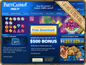 Screenshot PartyCasino