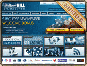 Screenshot William Hill Casino